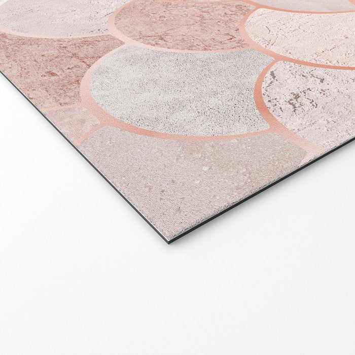 Mermaid Pattern, Pink Aesthetic Welcome Mat Gallery Image 2