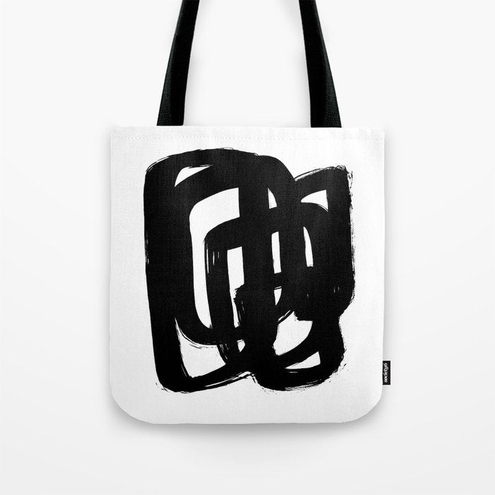 A Heavy Thought White Background Tote Bag Gallery Image 1