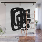 A Heavy Thought White Background Wall Mural Gallery Image 1