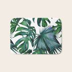 Tropical Palm Leaves Classic Bath Mat Gallery Image 1