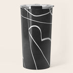 Abstract line art 93 Travel Mug Gallery Image 1
