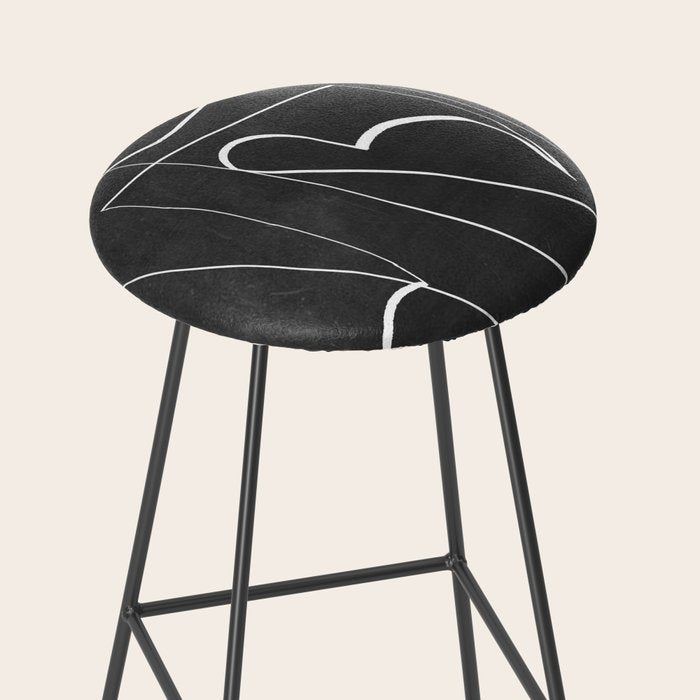 Abstract line art 93 Stool Gallery Image 2