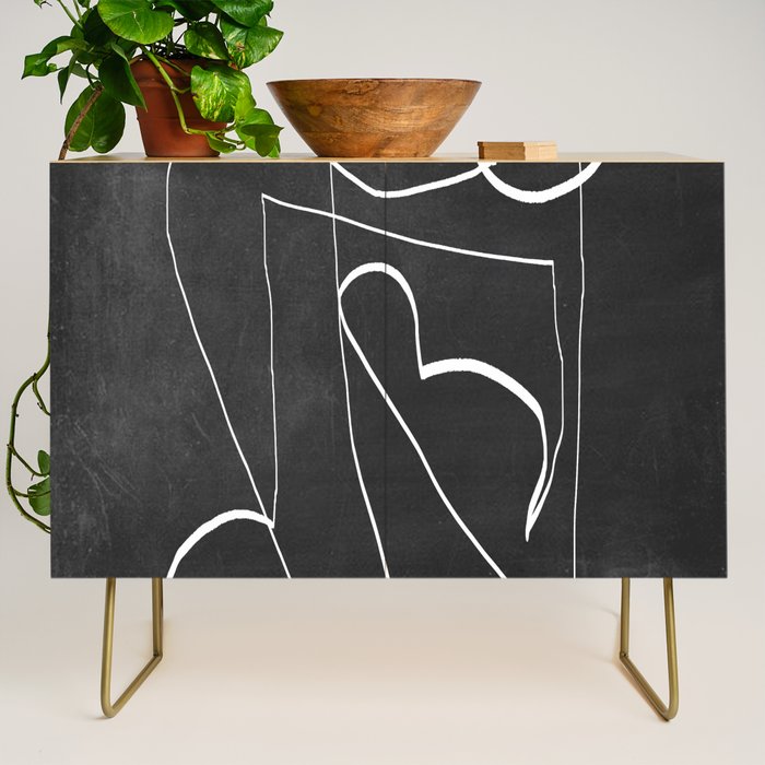 Abstract line art 93 Credenza Gallery Image 1