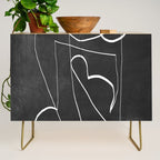 Abstract line art 93 Credenza Gallery Image 1