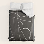 Abstract line art 93 Comforter Gallery Image 6