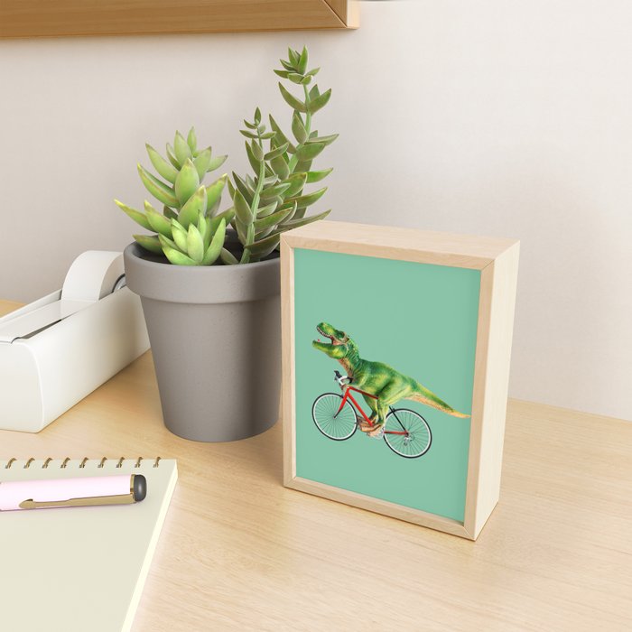 T-REX BIKE Mini Art Print Gallery Image 2