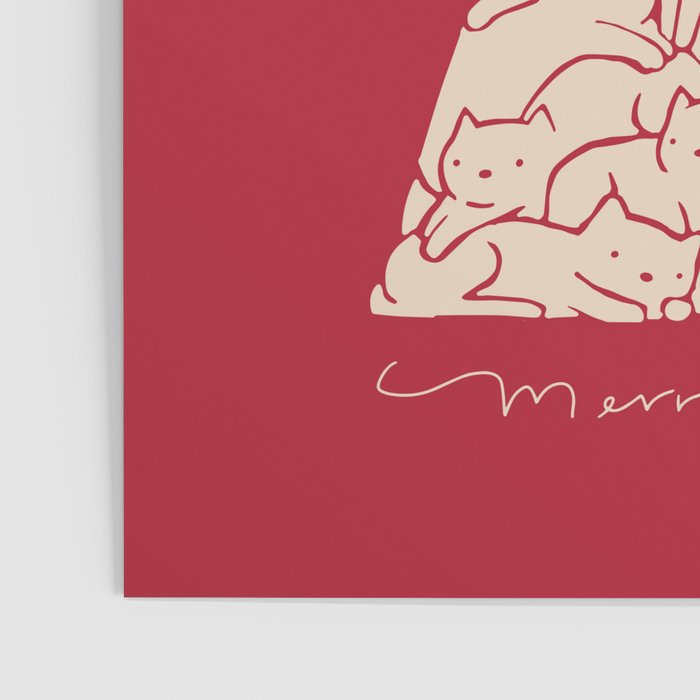 Cat Landscape 169: Merry Catsmas Poster Gallery Image 3