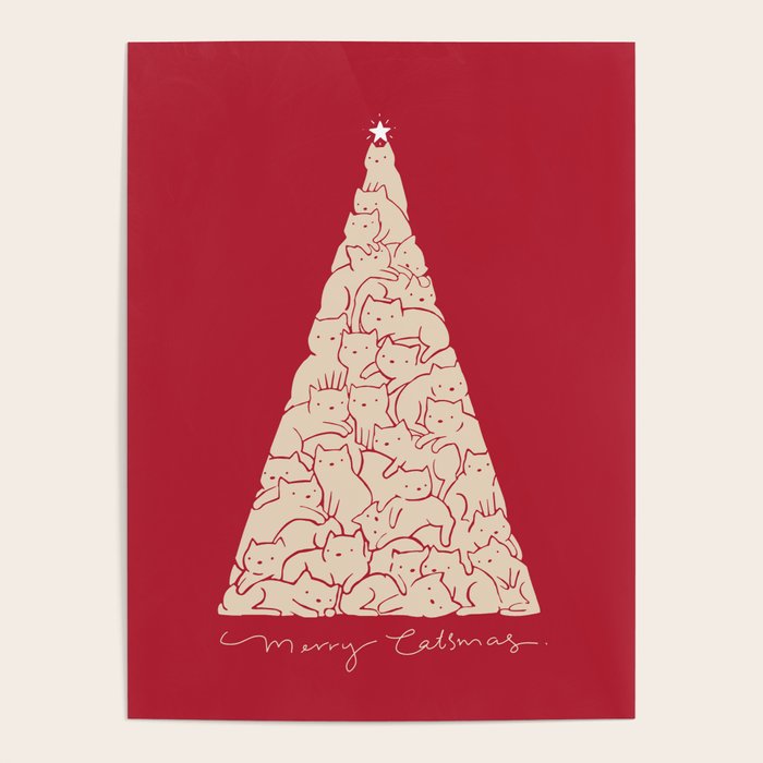 Cat Landscape 169: Merry Catsmas Poster Gallery Image 4