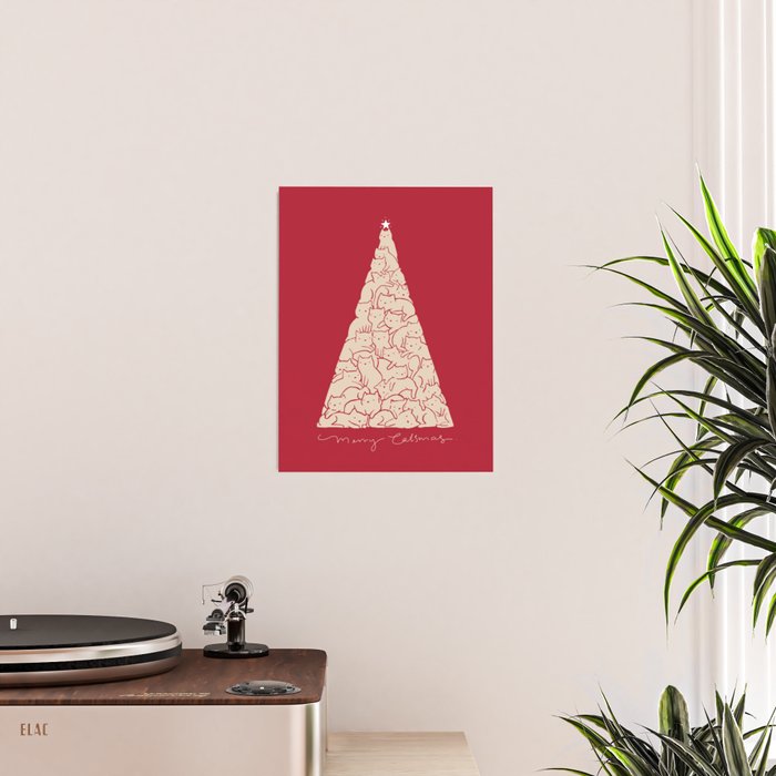Cat Landscape 169: Merry Catsmas Poster Gallery Image 2
