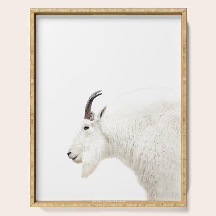 NORDIC MOUNTAIN GOAT Serving Tray Gallery Image 1
