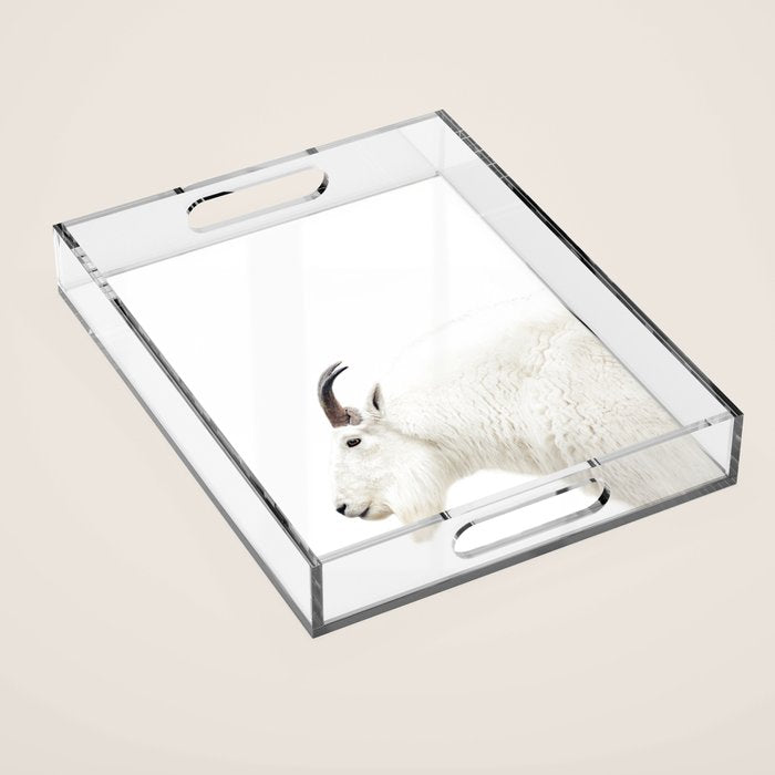 NORDIC MOUNTAIN GOAT Acrylic Tray Gallery Image 1