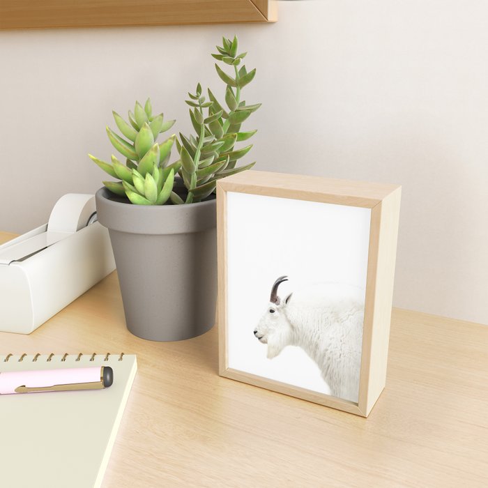 NORDIC MOUNTAIN GOAT Mini Art Print Gallery Image 2