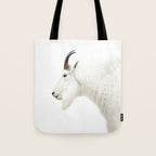 NORDIC MOUNTAIN GOAT Tote Bag Gallery Image 1
