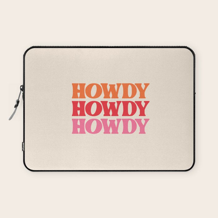 Howdy  Laptop Sleeve Gallery Image 1