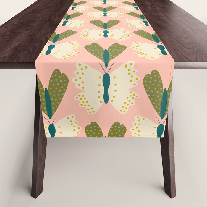 Vintage Butterfly and Moth  Table Runner Gallery Image 1