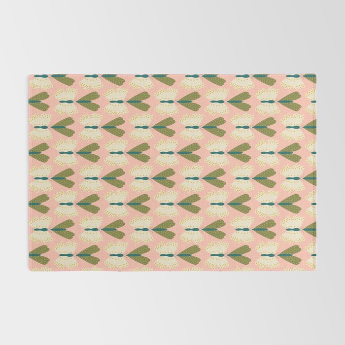 Vintage Butterfly and Moth  Rug Gallery Image 2