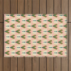 Vintage Butterfly and Moth  Outdoor Rug Gallery Image 1