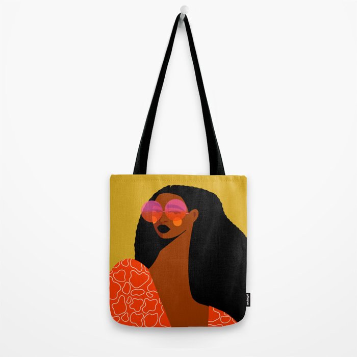 Wavy Retro Vibe Tote Bag Gallery Image 2