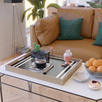 Black and white minimal Serving Tray Gallery Image 2