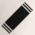 Black and white minimal Yoga Mat Gallery Image 1