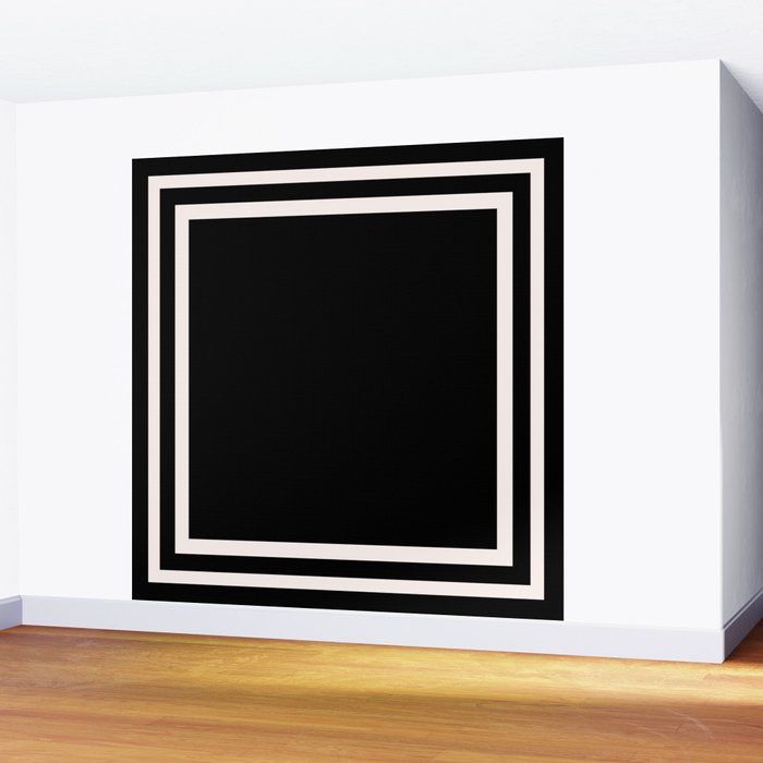 Black and white minimal Wall Mural Gallery Image 2