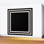 Black and white minimal Wall Mural Gallery Image 2