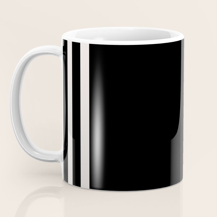 Black and white minimal Coffee Mug Gallery Image 3