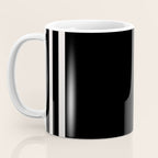 Black and white minimal Coffee Mug Gallery Image 3