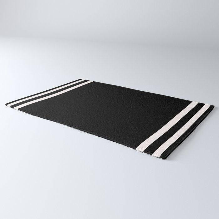 Black and white minimal Rug Gallery Image 3