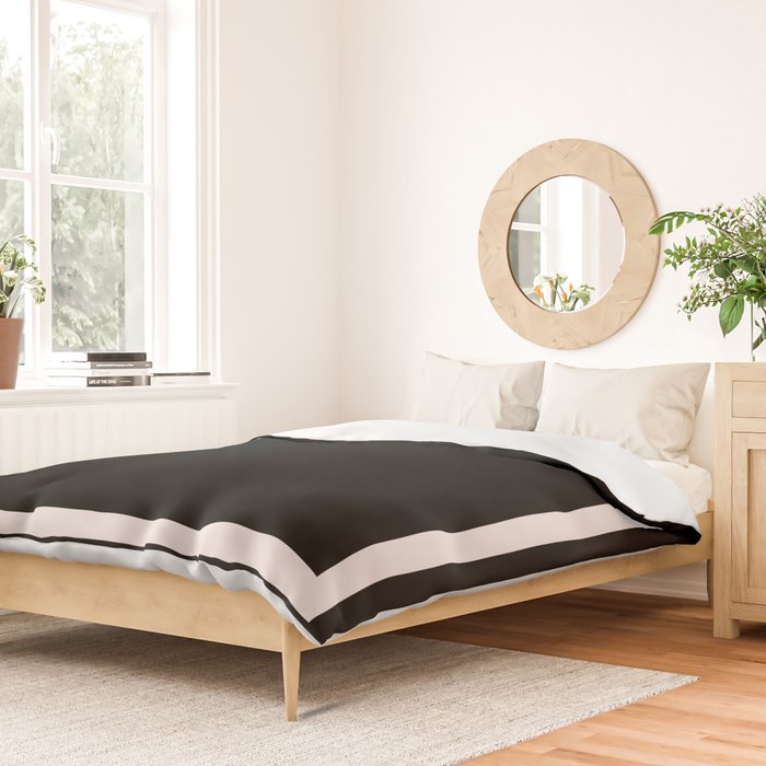 Black and white minimal Duvet Cover Gallery Image 2