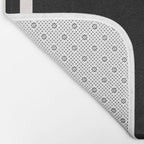 Black and white minimal Bath Mat Gallery Image 2