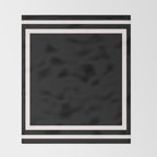 Black and white minimal Throw Blanket Gallery Image 2