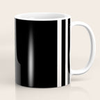 Black and white minimal Coffee Mug Gallery Image 1