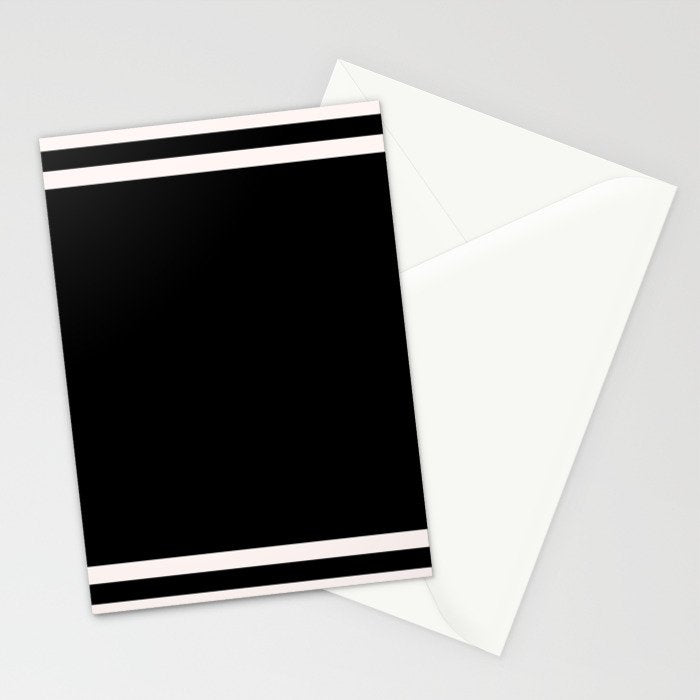 Black and white minimal Stationery Card Gallery Image 2