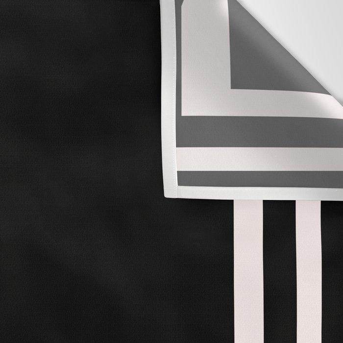 Black and white minimal Wall Tapestry Gallery Image 3