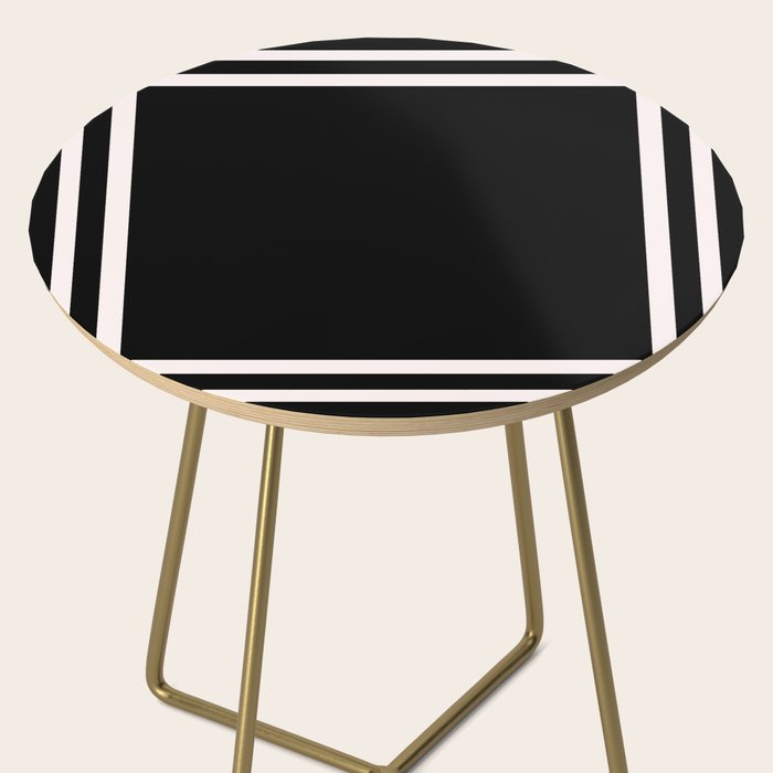 Black and white minimal Side Table Gallery Image 2