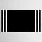 Black and white minimal Tablecloth Gallery Image 2