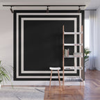 Black and white minimal Wall Mural Gallery Image 1