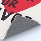 More Amor Por Favor in Black & White Rug Gallery Image 4