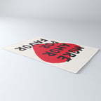 More Amor Por Favor in Black & White Rug Gallery Image 3