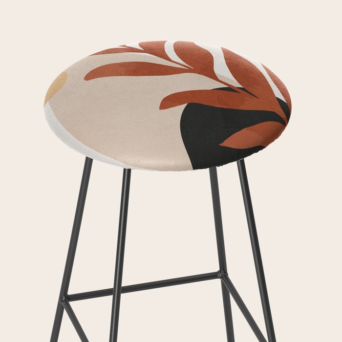 Abstract Art /Minimal Plant 9 Stool Gallery Image 2
