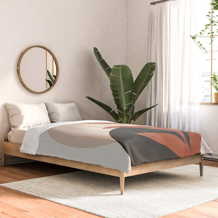Abstract Art /Minimal Plant 9 Comforter Gallery Image 2