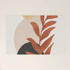 Abstract Art /Minimal Plant 9 Welcome Mat Gallery Image 1