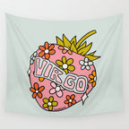 Virgo Strawberry Wall Tapestry Gallery Image 4