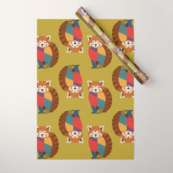 Red Panda Wrapping Paper