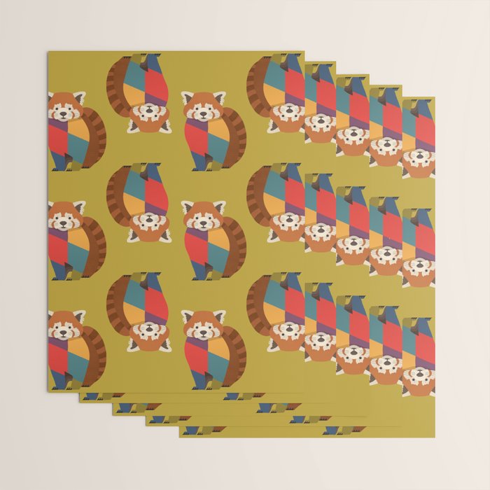 Red Panda Wrapping Paper Gallery Image 3
