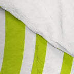 Wavy Stripes XXXVIII - Y2K Lime Green Comforter Gallery Image 4