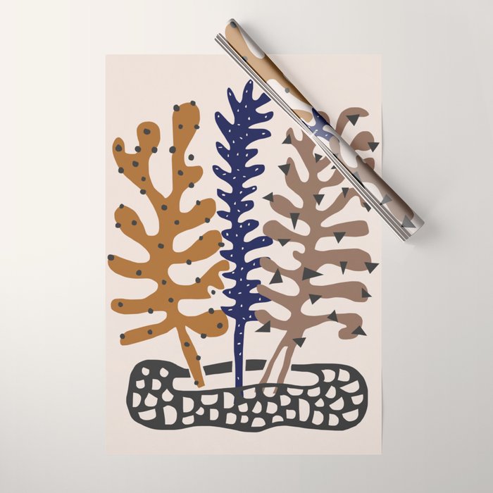 Plant Composition III Wrapping Paper Gallery Image 1