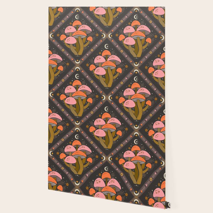 Mushrooms and Moons - Dark Wallpaper Gallery Image 2