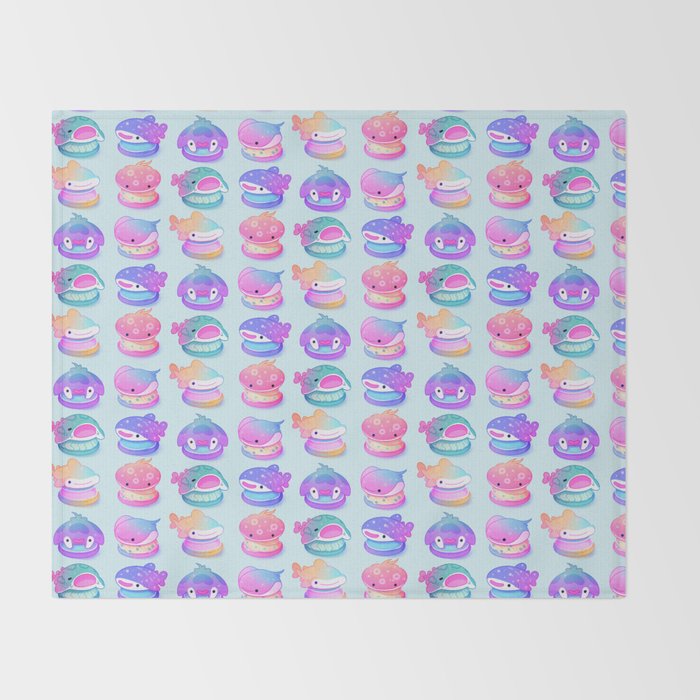 Sea macaron Throw Blanket Gallery Image 2